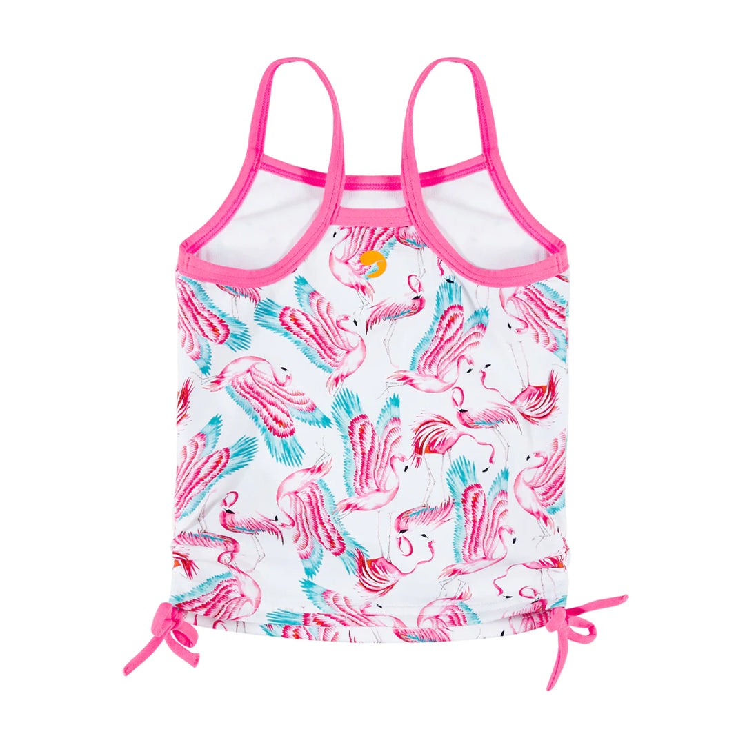 Escargot Flamingo Frill Tankini