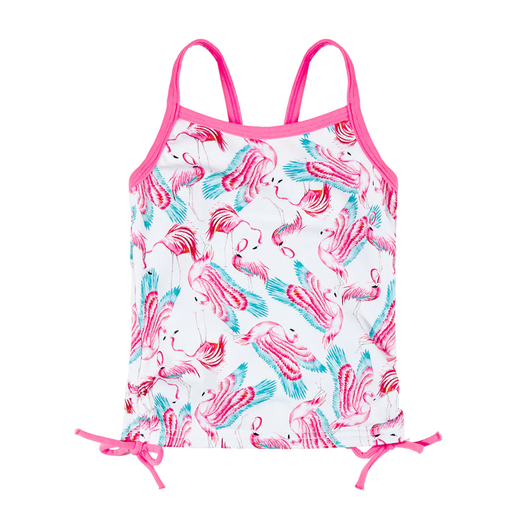 Escargot Flamingo Frill Tankini