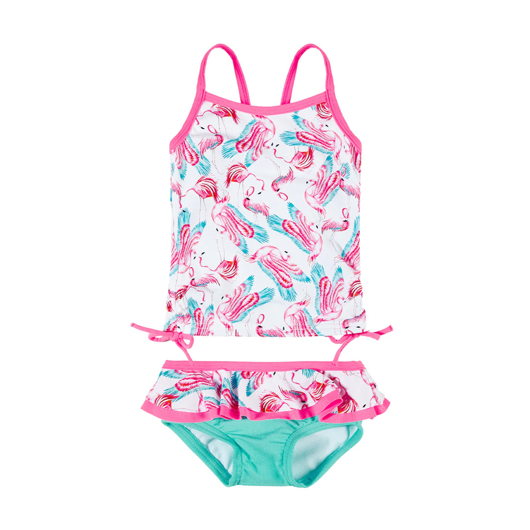 Escargot Flamingo Frill Tankini