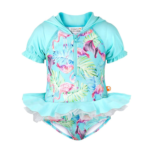 Escargot Baby Flamingo Forest Hoodie One Piece