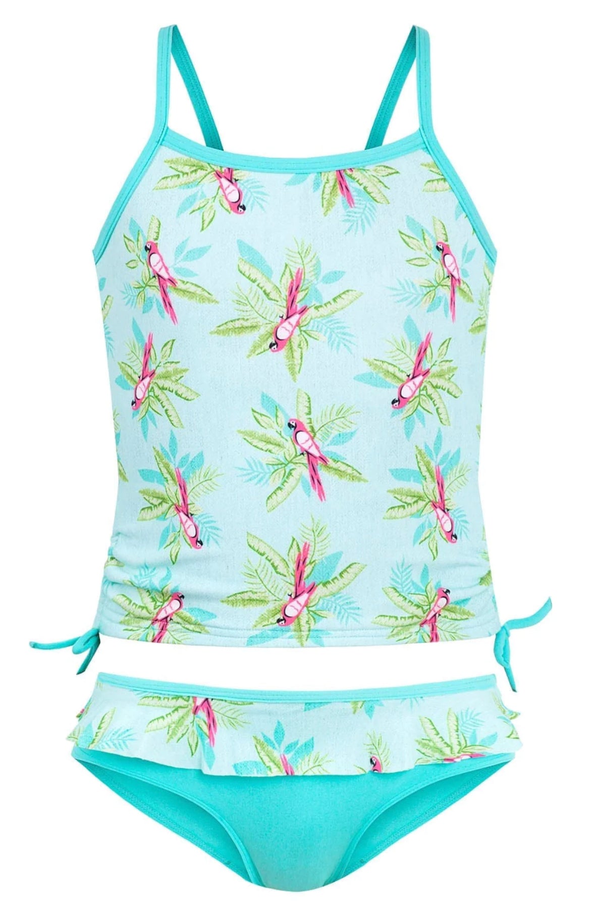 Escargot Parrot Blue Tankini