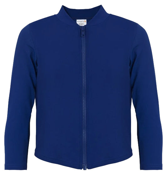 Escargot Zip Up Long Sleeve Suntop Navy