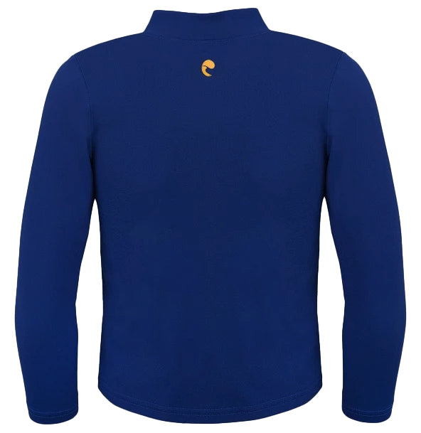 Escargot Zip Up Long Sleeve Suntop Navy